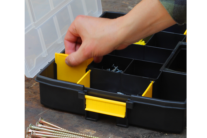 Organiseur, malette de rangement pour outils STANLEY SORTMASTER JUNIOR, 375 x 290 mm