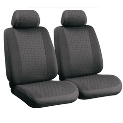 Ensemble de housses de sièges auto LAMPA Glamur anthracite, pour les sièges avant