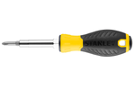 Tournevis STANLEY 6 en 1, 3 embouts / 6 pointes