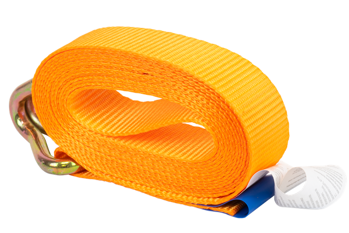 Jeu de quatre courroies de transport orange KAMAR 3 m/25 mm/0,8 t avec tendeur