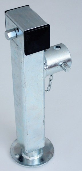 Support extensible avec manivelle et adaptateur WINTERHOFF SF60-19-280 pour remorque plateau 1300 kg 415-655 mm