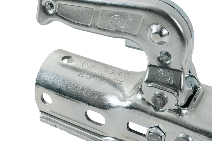 Attelage à boule STEELPRESS BC-1200C pour remorque de 1200 kg avec timon tubulaire de 50 mm