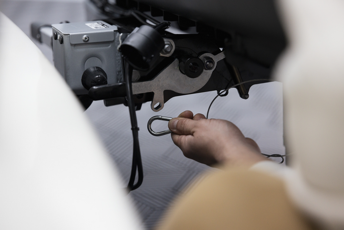 Coffre de rangement Towbox Camper Alpha noir LED (long) - coffre à bagages monté sur attelage