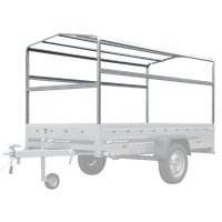 Châssis H-1100 pour bâche de la remorque UNITRAILER GARDEN TRAILER 264 et 264/2KIPP 