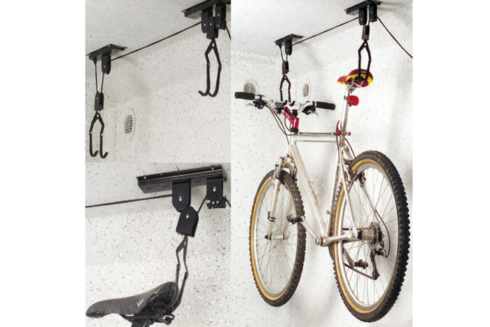 Support de plafond pour vélo ProPlus 730915 avec verrouillage automatique, capacité de charge 20 kg