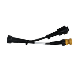 Adaptateur à baïonnette ASPOCK 5 broches avec branchement pour feu antibrouillard et feu de recul 0,1 m