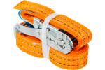 Courroie de transport orange UNITRAIER 4 m/35 mm/2 t avec tendeur