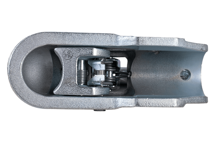 Attelage à boule WINTERHOFF WW 350-RB-K1212 pour remorque de 3500 kg avec timon tubulaire de 50 mm, en fonte