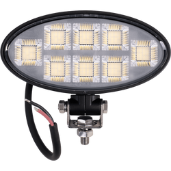 Lampe de travail, réflecteur oval LED TT TECHNOLOGY NOIR TT.13417 ,160 LED, 8900 lm