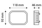 Feu arrière TT TECHNOLOGY TT.12018L LED, 4 fonctions gauche