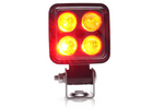 Lampe de sécurité LED WAŚ 2244 W267, lampe d'avertissement rouge