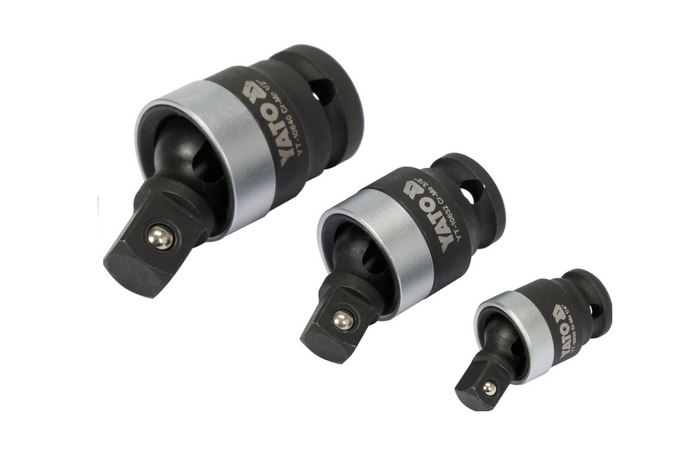 Kit rallonges, douilles à choc 1/4"; 3/8"; 1/2"