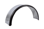 Garde-boue de remorque 13-15" DOMAR DK7110, passage de roue 820/240 mm, métal avec bord en caoutchouc