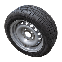 ROUE RENFORCÉE POUR REMORQUE PNEU KENDA 195/50 R13C 104/102N JANTE KENDA 6Jx13"H2 5x112 ET:30