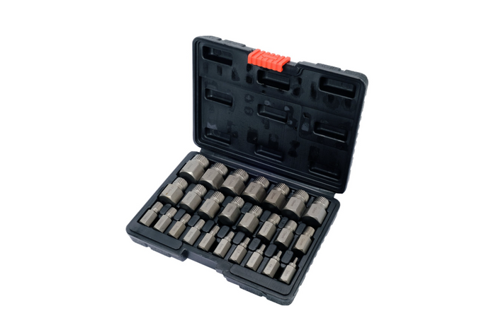 Extracteurs de vis pour vis internes endommagées YATO YT-06034 3-23mm 25pcs.