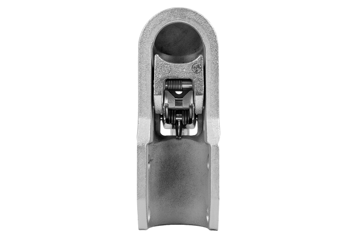 Attelage à boule WINTERHOFF WW 350-RCH-1616 pour remorque de 3500 kg avec timon tubulaire de 60 mm, en fonte
