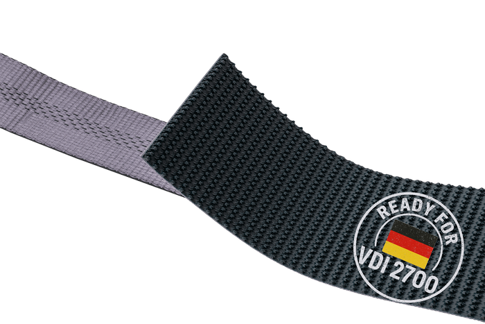 Sangle de transport, d'arrimage pour dépanneuse HEFFA CARLINE 130 pour roues 5 m/50 mm/5 t VDI 2700