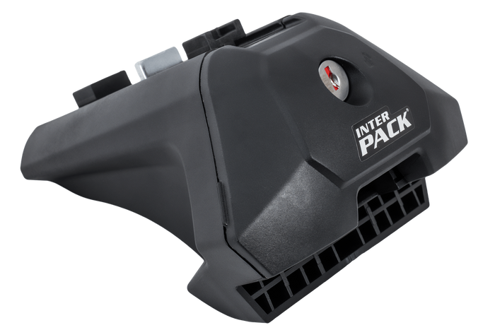 Barres, galerie de toit Inter Pack Virgo IR 135 (G2) avec rails intégrés (noir)