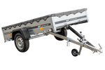 Remorque porte-voitures 230x125 UNITRAILER GARDEN 230 KIPP avec bâche grise