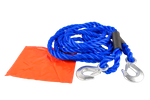 Corde de remorquage avec crochets LAMPA 4 m/18 mm/5 t bleue