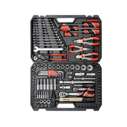 Kit, coffret d'outils YATO YT-38901 1/2" 1/4" 122 pièces.