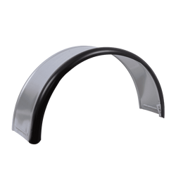 Garde-boue de remorque 13-15" DOMAR DK7110, passage de roue 820/240 mm, métal avec bord en caoutchouc