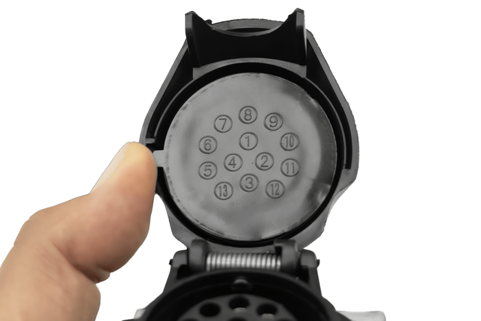 Installation électrique MANTES, faisceau remorque bateau, 11,67 m, prise 13 broches, 2 baïonnettes, 5 broches