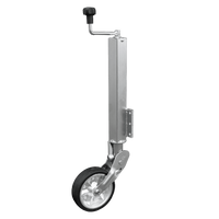 Roue jockey automatique UNITRAILER avec poignée 400 kg 60 mm 470-785 mm