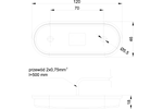 Feu de gabarit universel à LED FRISTOM FT-020 avec support