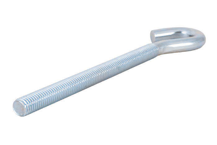 Piton, crochet, gond DROMET HZ M8x140 avec œillet ouvert (coudé)