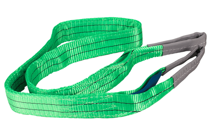 Élingue, sangle de levage HEFFA 2 m/60 mm/2 t avec boucles