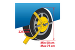 LAMPA WHEEL CLAMP Antivol de roue universel pour roues de 13 à 18 pouces