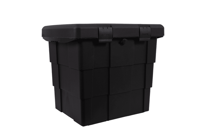 DAKEN 86004 PITBOX Coffre à outils pour sable et sel de déneigement, 655 x 570 x 520 mm, 108,5 l