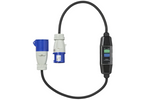 Câble adaptateur ProPlus 373589 CEE avec disjoncteur différentiel 120 cm
