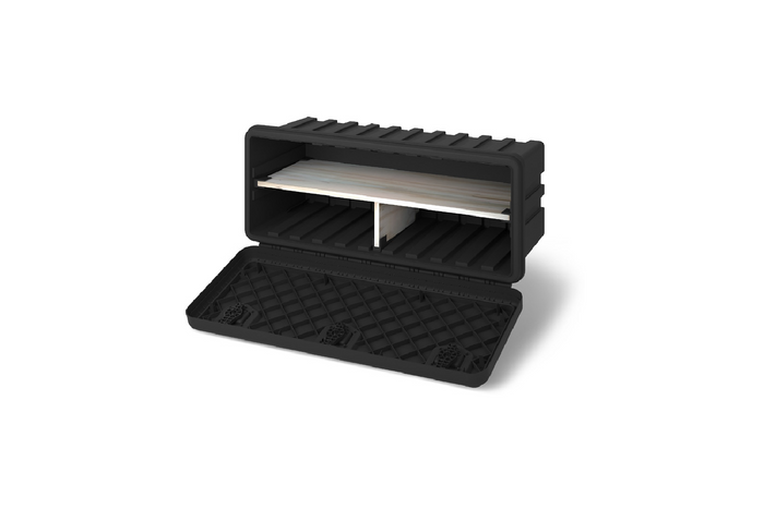 Ensemble de deux étagères, cloisons pour la boîte à outils DAKEN ARKA 81209, compartiment 1125x445mm et 445x180mm