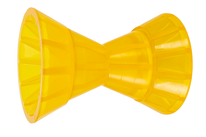 Kit: diabolo profilé avec deux couvercles d'extrémité PVC Knott