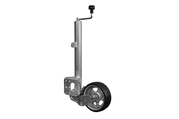 Roue jockey automatique UNITRAILER avec poignée 500 kg 60 mm 660-904 mm
