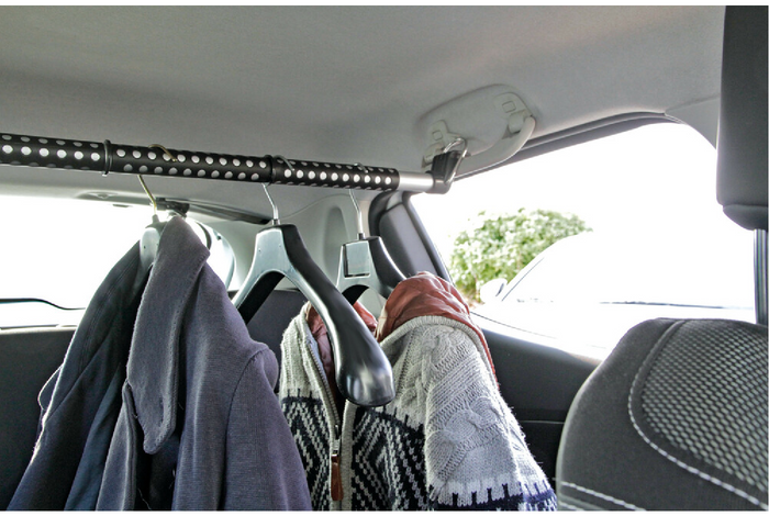 Tige à vêtements pour voiture LAMPA cintre extensible 90-160 cm