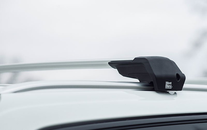 Barres de toit Mont Blanc Xplore 6606 + pieds 7504