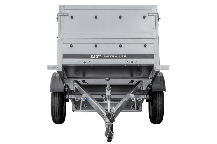 Remorque Garden Trailer 200 KIPP avec roue jockey et rehausses des ridelles