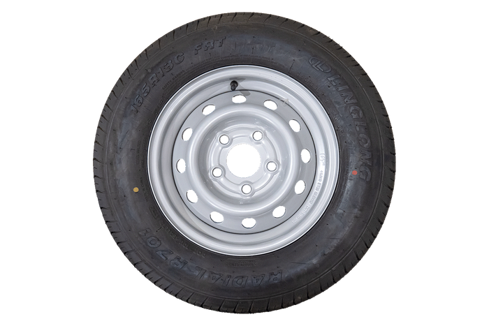 ROUE RENFORCÉE POUR REMORQUE LINGLONG TIRE 165/80 R13C 96/94N JANTE UNITRAILER 4,5Jx13"H2 5x112 ET:30