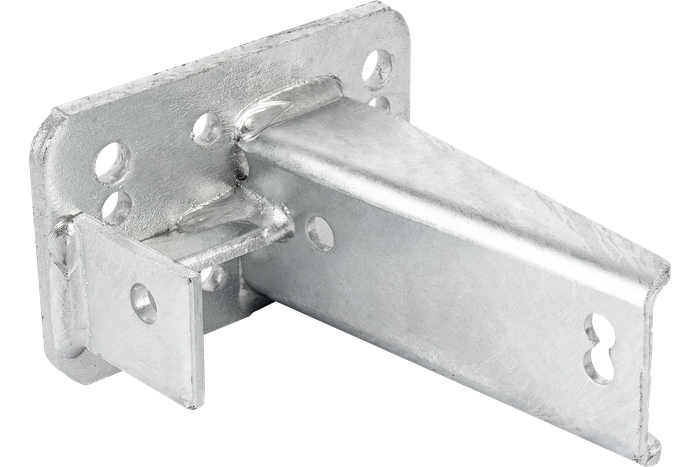 Support de roue jockey AL-KO 249127 pour dispositifs de roue libre de type V