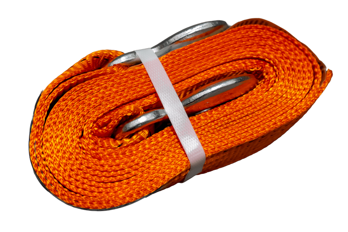 Sangle de remorquage OUTLET avec crochets UNITRAILER 4,5 m/50 mm/5 t orange