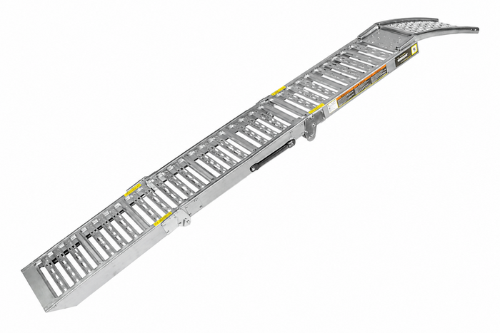 Rampe pliable UNITRAILER ALR005 en acier pour remorque, 200 cm, 250 kg
