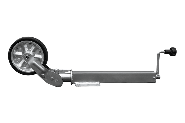Roue jockey automatique UNITRAILER avec poignée 400 kg 60 mm 470-785 mm