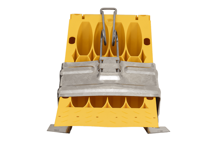 Cale de roue G46 avec support de montage LOKHEN h : 190 mm