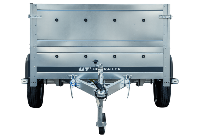Remorque à un essieu 230x125 UNITRAILER GARDEN 230 KIPP avec ridelles BIS