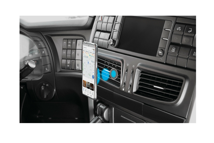 Support magnétique pour téléphone LAMPA Magneto, à fixer sur la grille d'aération