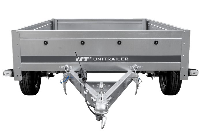 Remorque à un essieu sur ressorts 200x125 UNITRAILER GARDEN 201/R KIPP