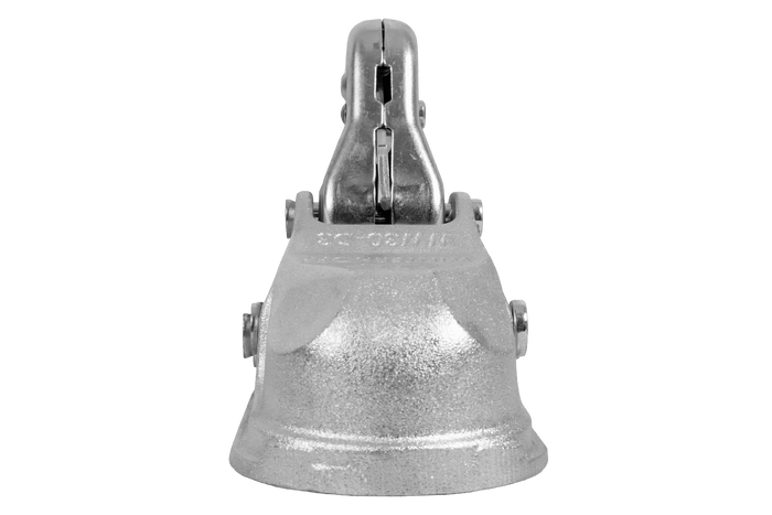Attelage à boule WINTERHOFF WW 30-D3-K1212 pour remorque de 3000 kg avec timon tubulaire de 50 à 51 mm, en fonte